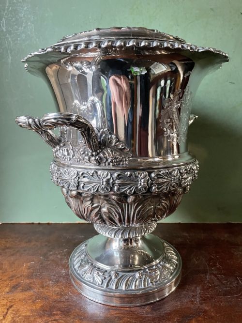 FINE EARLY C19TH REGENCY PERIOD OLD SHEFFIELD PLATE WINECOOLER BY MATTHEW BOULTON CO - ADDITIONAL PHOTO 3