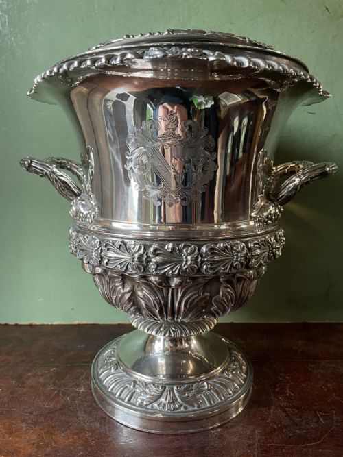 FINE EARLY C19TH REGENCY PERIOD OLD SHEFFIELD PLATE WINECOOLER BY MATTHEW BOULTON CO - ADDITIONAL PHOTO 6