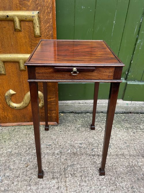 fig 1. Late C18th George III period mahogany urn or kettle stand .