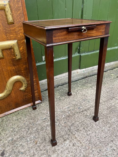 fig 2. Late C18th George III period mahogany urn or kettle stand .