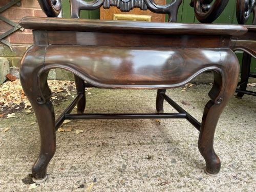 SET OF LATE C19TH EARLY C20TH CHINESE QING DYNASTY CARVED HARDWOOD HALL FURNITURE - ADDITIONAL PHOTO 11