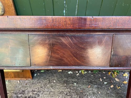 LATE C18TH GEORGE III CHIPPENDALE PERIOD RECTANGULAR MAHOGANY PIER OR SERVING TABLE - ADDITIONAL PHOTO 13