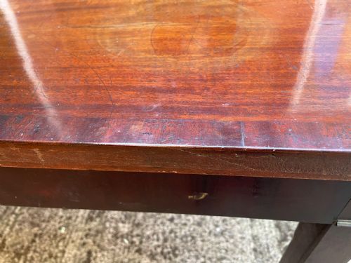 LATE C18TH GEORGE III CHIPPENDALE PERIOD RECTANGULAR MAHOGANY PIER OR SERVING TABLE - ADDITIONAL PHOTO 16