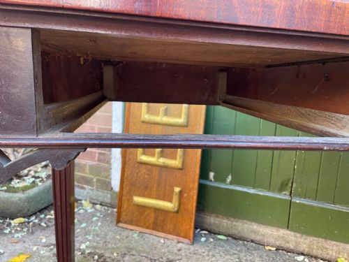LATE C18TH GEORGE III CHIPPENDALE PERIOD RECTANGULAR MAHOGANY PIER OR SERVING TABLE - ADDITIONAL PHOTO 21