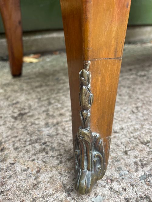 LATE C19TH FRENCH WALNUT SATINWOOD ROSEWOOD TULIPWOOD AND KINGWOOD MARBLETOPPED COMMODE OF LOUIS XVI PERIOD TRANSITIONAL DESIGN - ADDITIONAL PHOTO 8