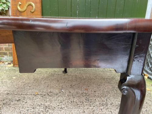 MID C18TH GEORGE II PERIOD CUBAN MAHOGANY OVAL DROPLEAF TABLE OF GOOD LARGE SCALE AND PROPORTIONS - ADDITIONAL PHOTO 9