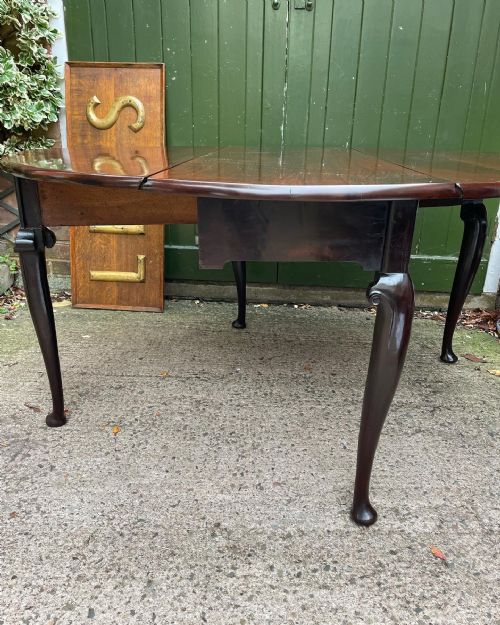 MID C18TH GEORGE II PERIOD CUBAN MAHOGANY OVAL DROPLEAF TABLE OF GOOD LARGE SCALE AND PROPORTIONS - ADDITIONAL PHOTO 21