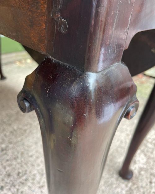 MID C18TH GEORGE II PERIOD CUBAN MAHOGANY OVAL DROPLEAF TABLE OF GOOD LARGE SCALE AND PROPORTIONS - ADDITIONAL PHOTO 23