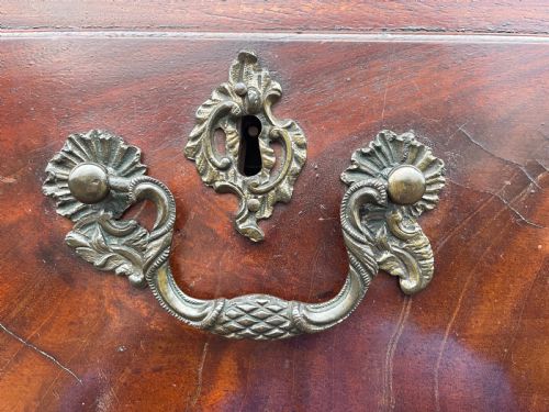 fig 2. Fine mid C18th George II Chippendale period mahogany chest-on-chest .