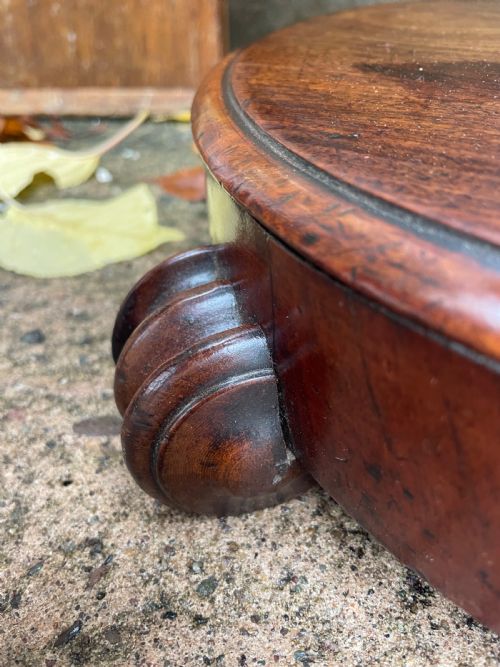 SMART EARLY C19TH WILLIAM IV PERIOD PARQUETRY TOP CIRCULAR OCCASIONAL TABLE - ADDITIONAL PHOTO 12