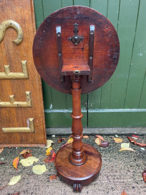 SMART EARLY C19TH WILLIAM IV PERIOD PARQUETRY TOP CIRCULAR OCCASIONAL TABLE - ADDITIONAL PHOTO 14