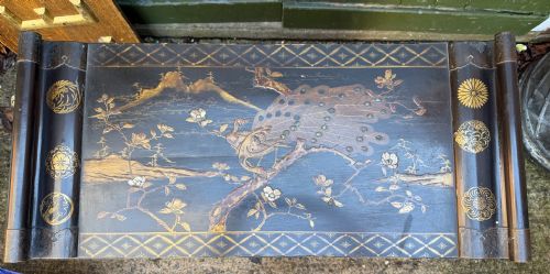 LATE C19TH JAPANESE MEIJI PERIOD LACQUER SHODANA CABINETONSTAND - ADDITIONAL PHOTO 22