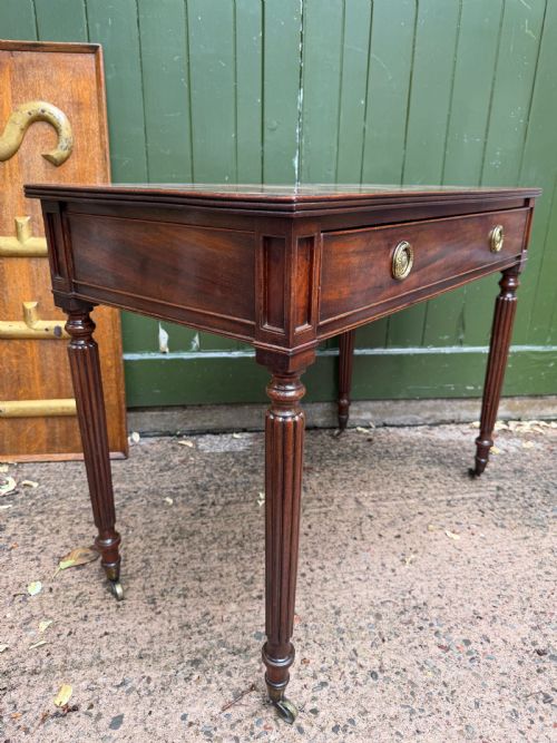 EARLY C19TH GEORGE IV PERIOD MAHOGANY WRITING OR CHAMBER TABLE IN THE MANNER OF GILLOWS OF LANCASTER - ADDITIONAL PHOTO 18