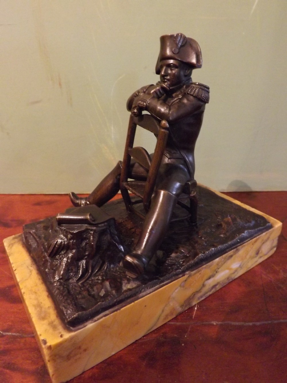 C19th French bronze study of the Emperor Napoleon Bonaparte