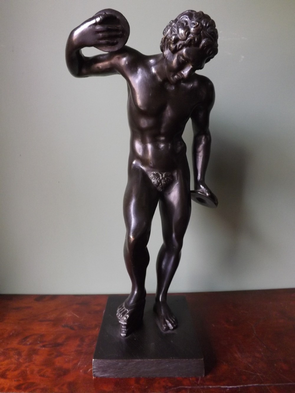 C19th 'Grand Tour' souvenir bronze figure 