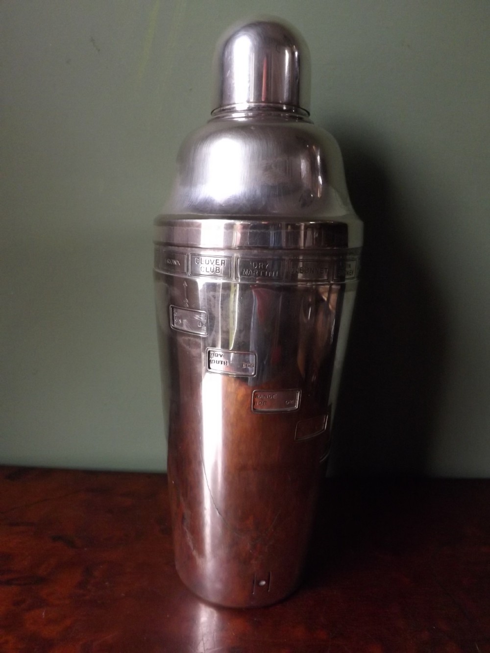 Early C20th Art-Deco period silver-plated patent 