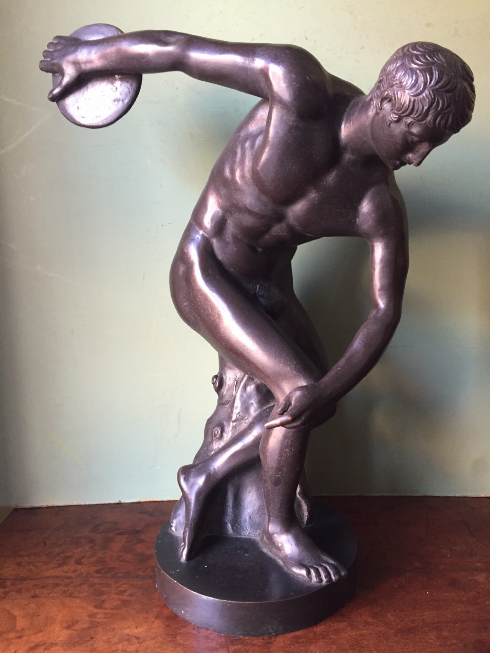 C19th 'Grand Tour' souvenir bronze , after the antique' , 