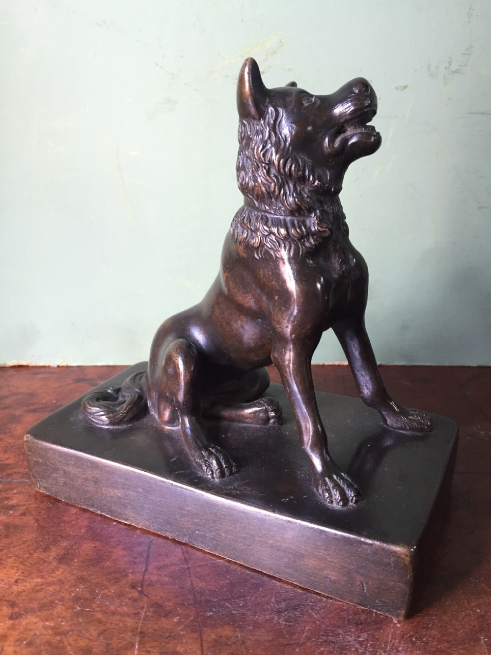 C19th Italian 'Grand Tour' souvenir bronze sculpture , after the antique , 