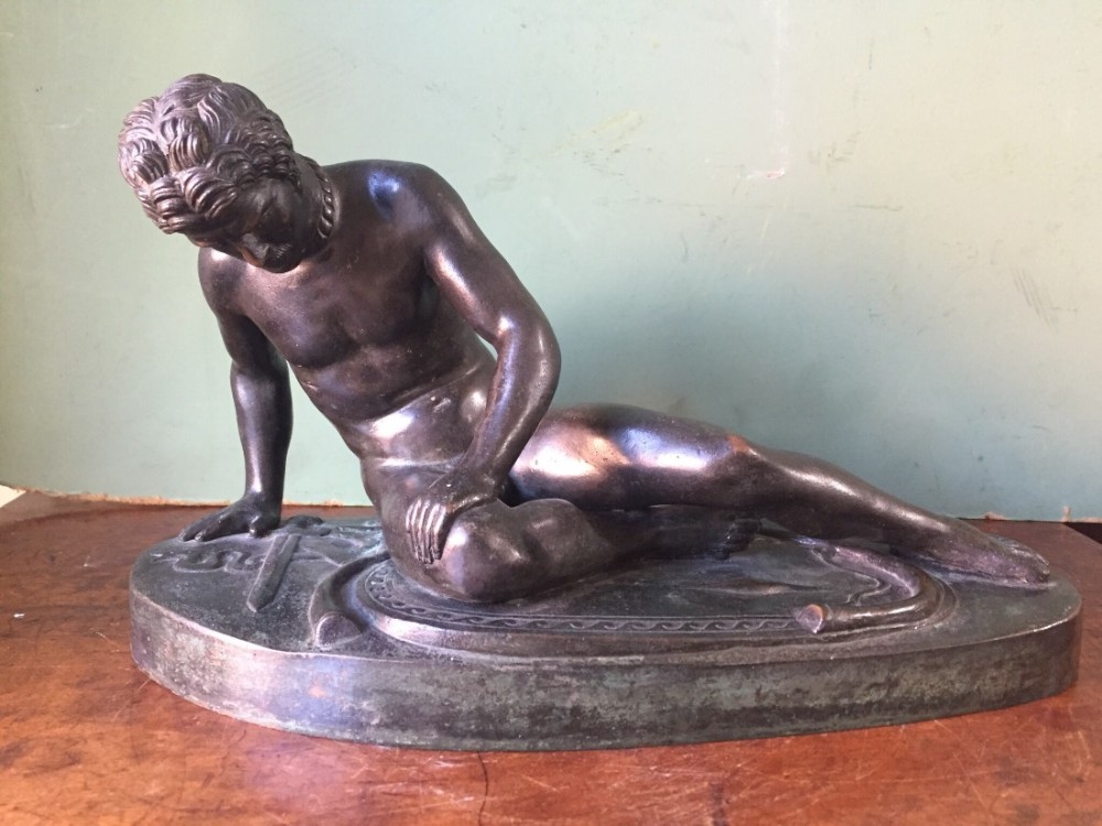 Late C19th Italian bronze 'Grand Tour' souvenir reduction, after the antique, of 