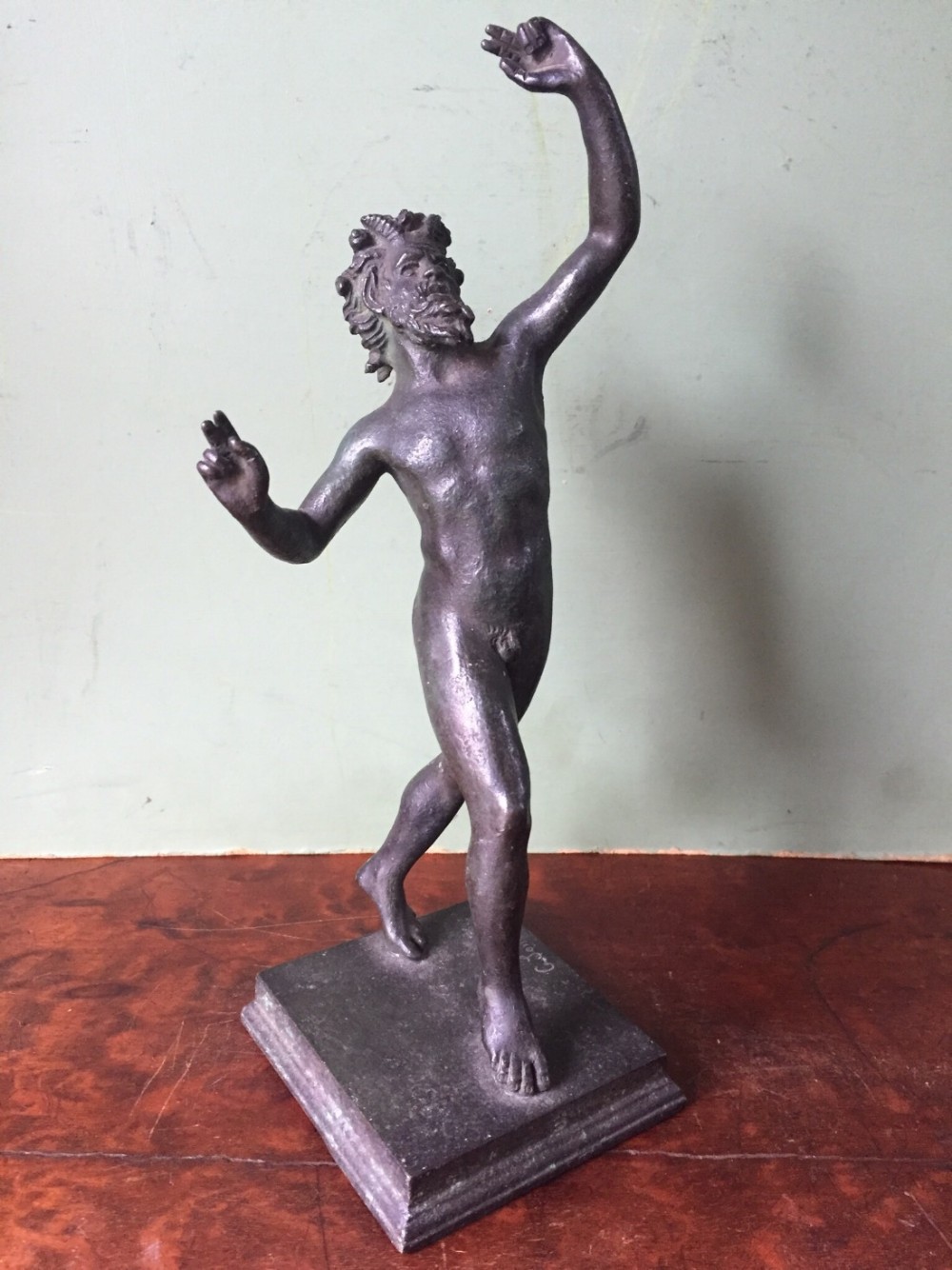 Late C19th Italian 'Grand Tour' souvenir bronze sculpture reduction of 