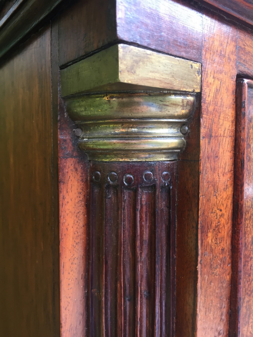 C18th George III Chippendale period mahogany chest-on-chest or tall-boy of excellent quality. View XII