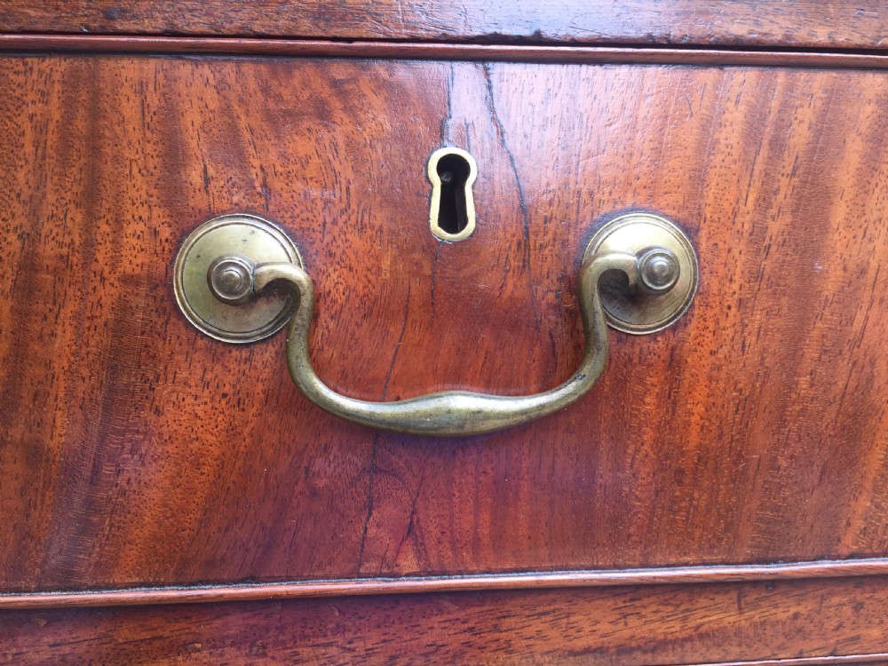 C18th George III Chippendale period mahogany chest-on-chest or tall-boy of excellent quality. View XIV