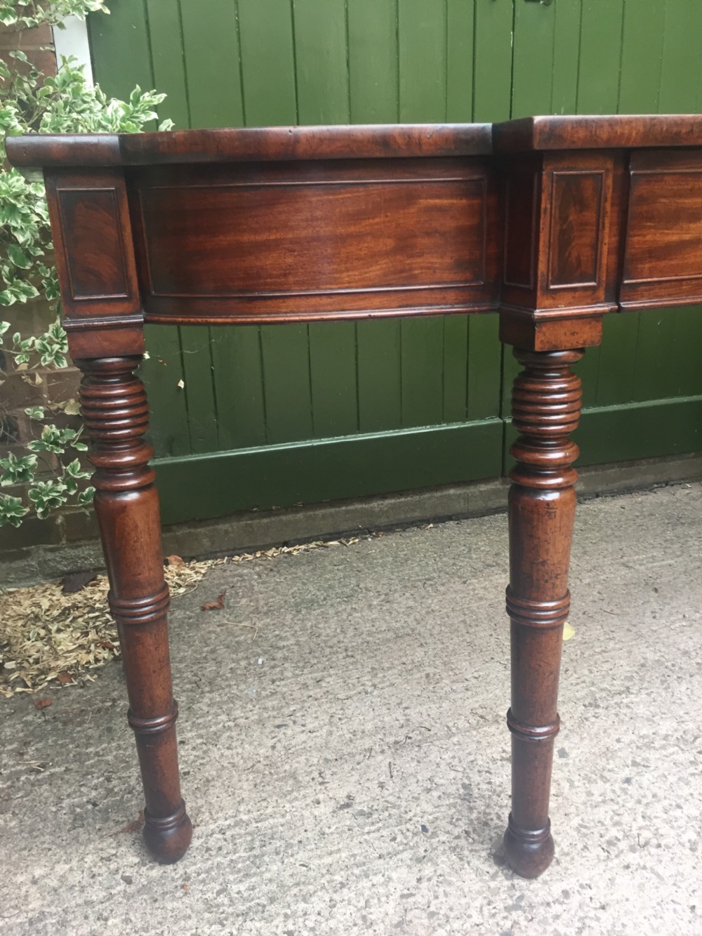 Fine early C19th Regency period mahogany serving table of exceptional colour and patina. View V