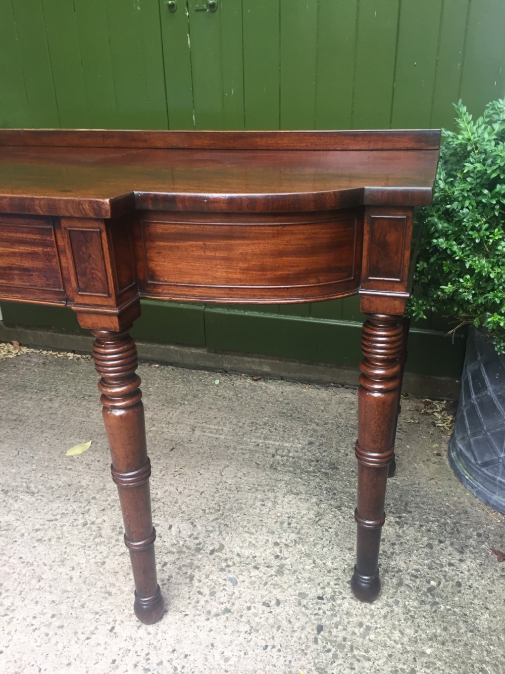 Fine early C19th Regency period mahogany serving table of exceptional colour and patina. View VI