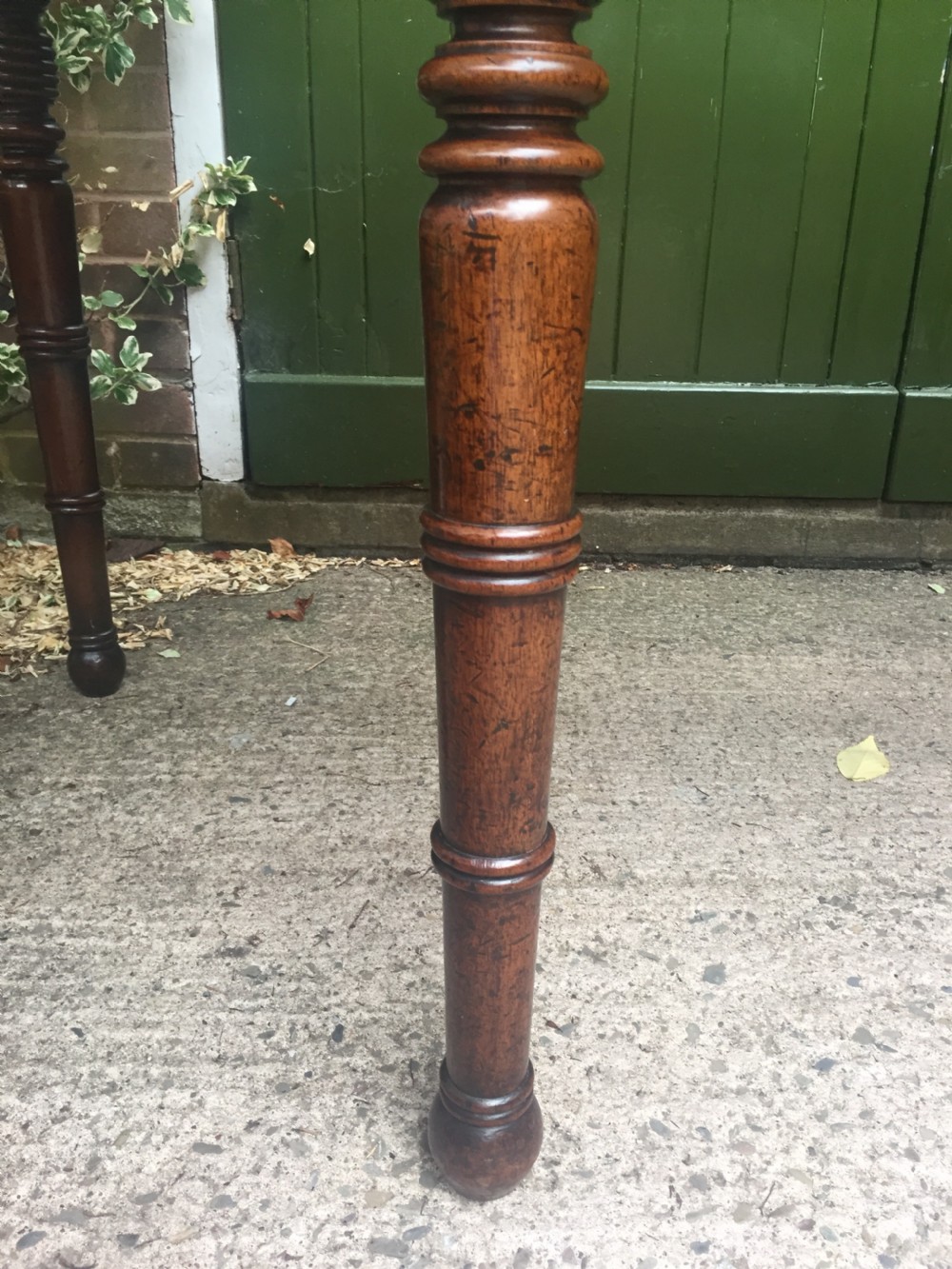 Fine early C19th Regency period mahogany serving table of exceptional colour and patina. View IX