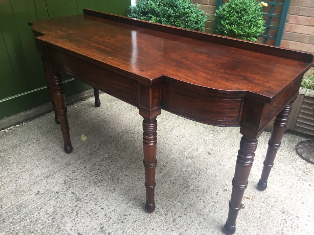 Fine early C19th Regency period mahogany serving table of exceptional colour and patina. View XVIII