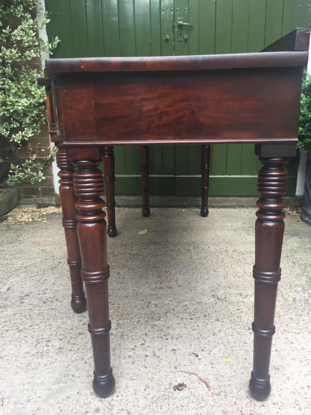 Fine early C19th Regency period mahogany serving table of exceptional colour and patina. View XX