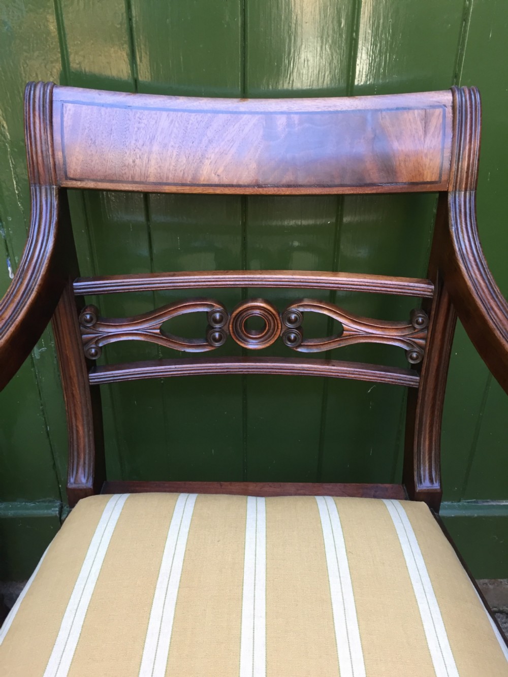 Fine set of 10 early C19th Scottish Regency period mahogany dining chairs. View XIII