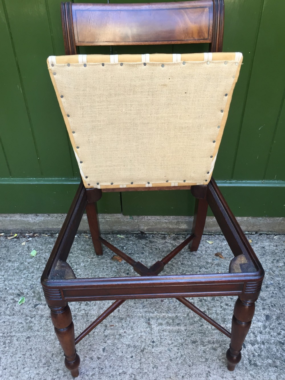 Fine set of 10 early C19th Scottish Regency period mahogany dining chairs. View XXV