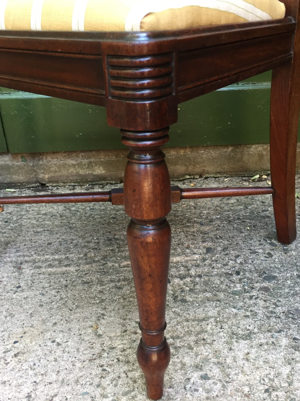 Fine set of 10 early C19th Scottish Regency period mahogany dining chairs. View XXVII