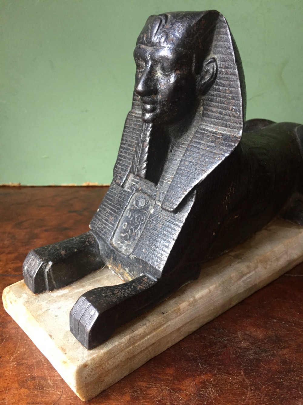 Interesting mid C19th cast iron sculptural study of 
