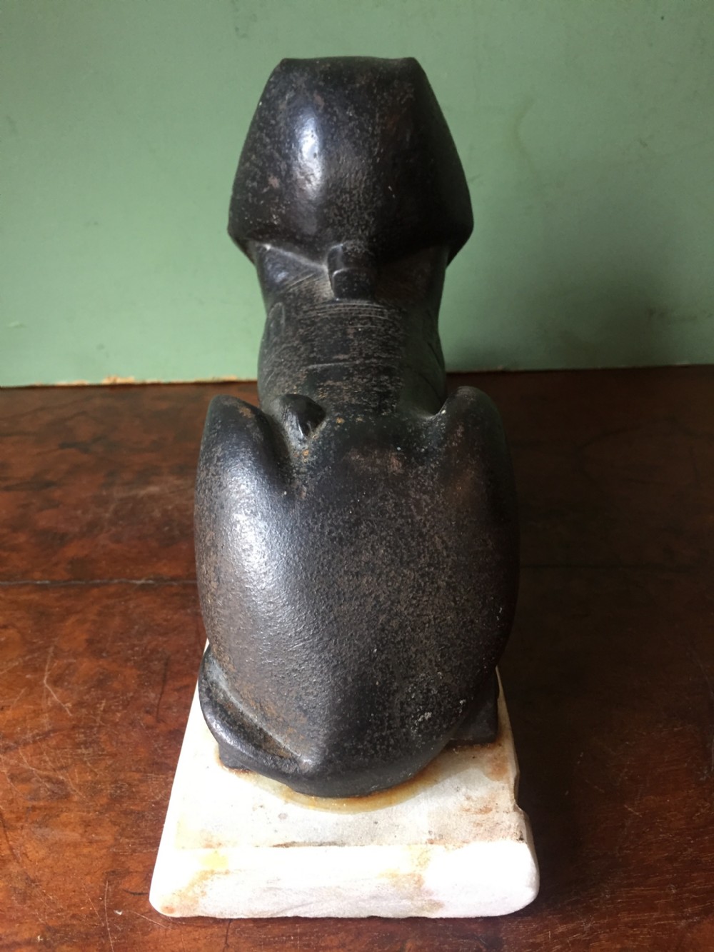 Interesting mid C19th cast iron sculptural study of 