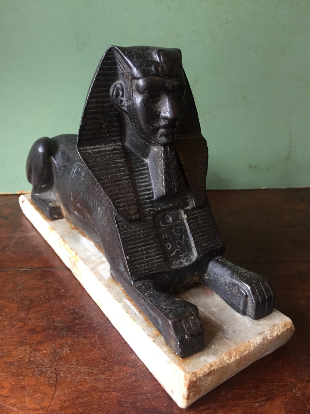 Interesting mid C19th cast iron sculptural study of 
