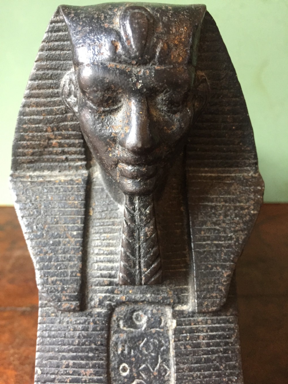 Interesting mid C19th cast iron sculptural study of 