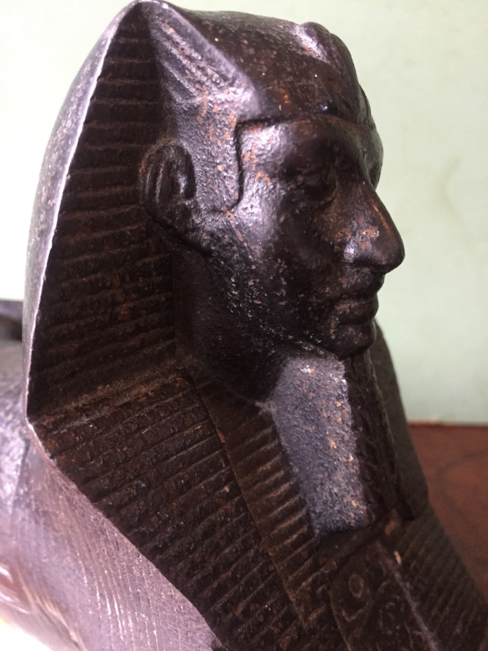 Interesting mid C19th cast iron sculptural study of 