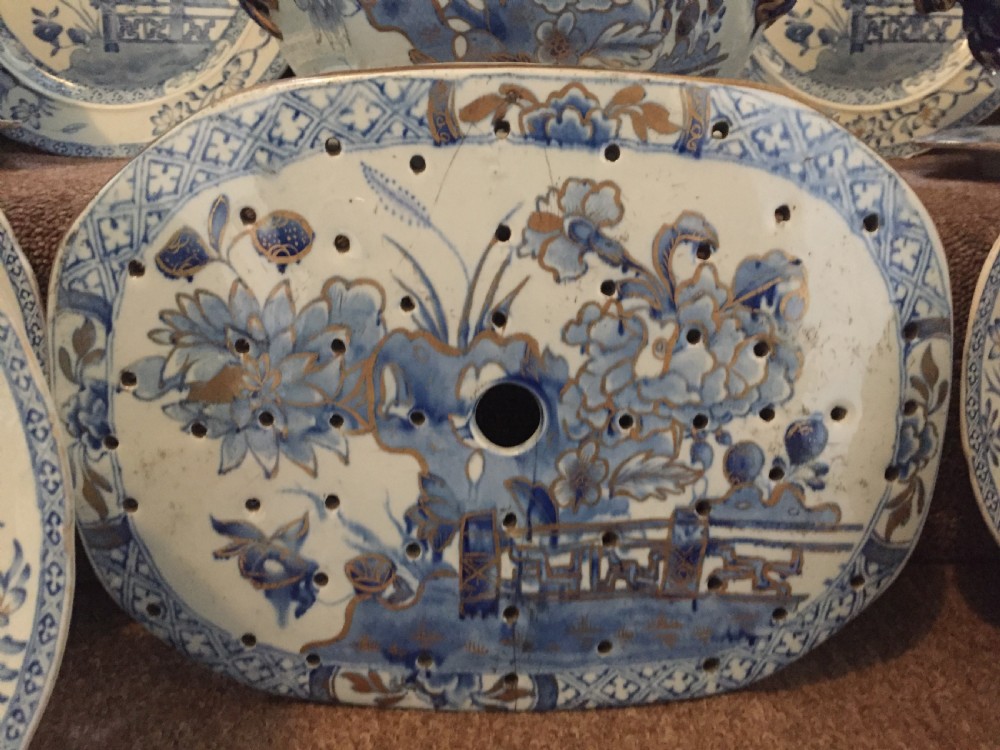 Highly decorative mid C19th Mason's Ironstone china part dinner service. View XVII