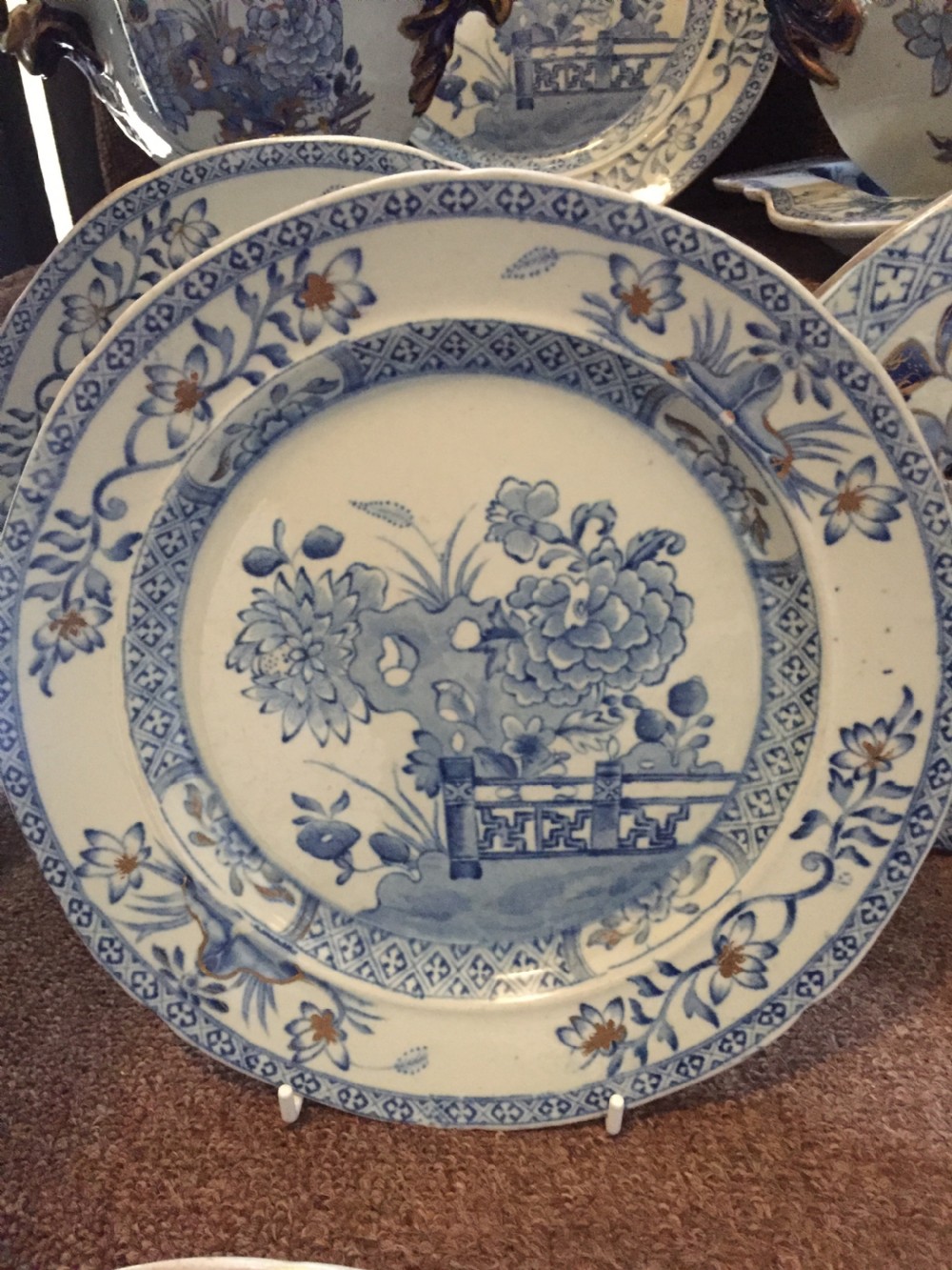 Highly decorative mid C19th Mason's Ironstone china part dinner service. View XXIII