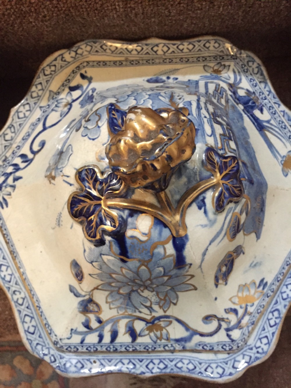 Highly decorative mid C19th Mason's Ironstone china part dinner service. View XXIV