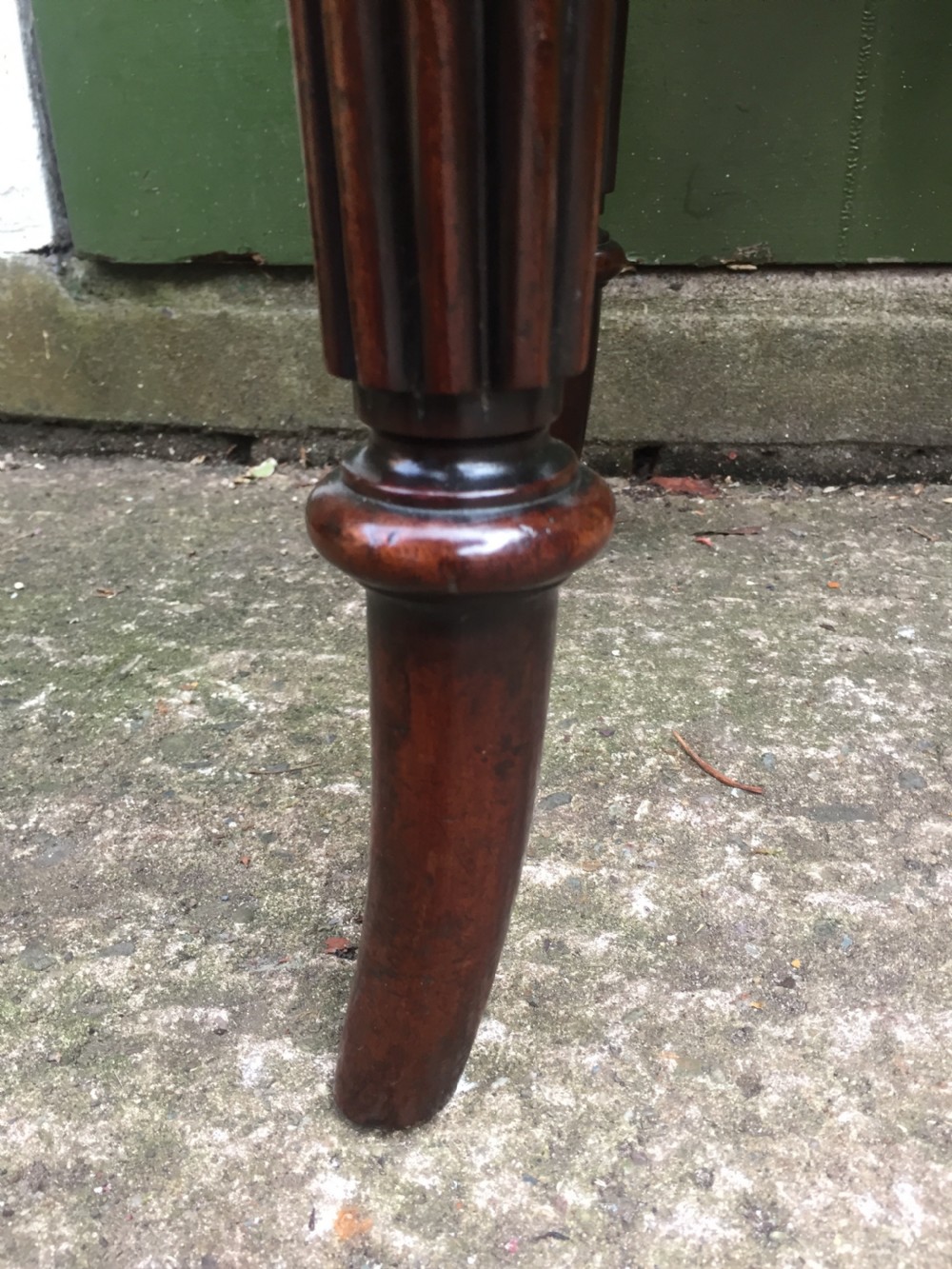 Early C19th George IV period mahogany framed dressing stool in the manner of Gillows of Lancaster. View VIII