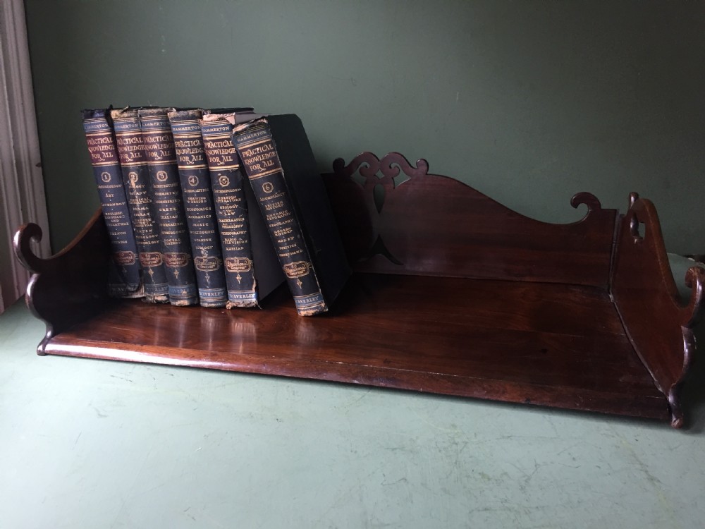 Finely-made and signed Madeiran mid C19th book-carrier in an exotic timber , possibly Andaman padauk. View XII