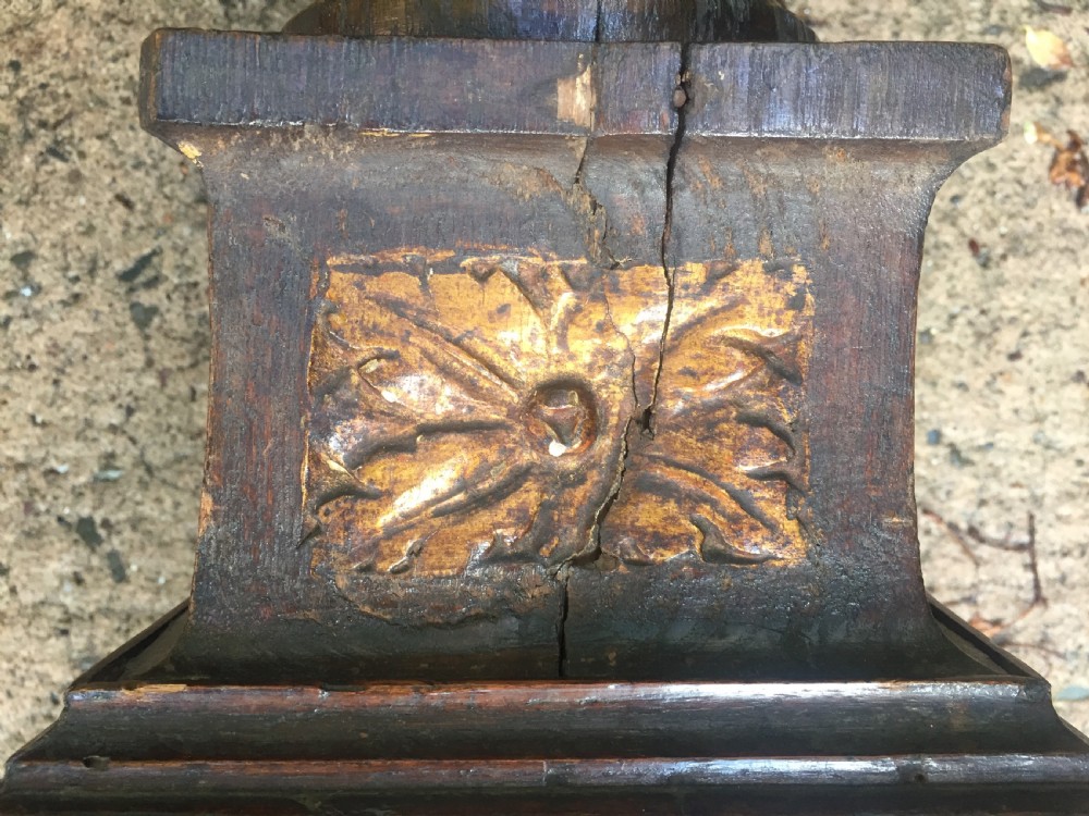 Pair of C19th Italian Tuscan walnut and parcel-gilt tables in the C17th Renaissance style . View XVI