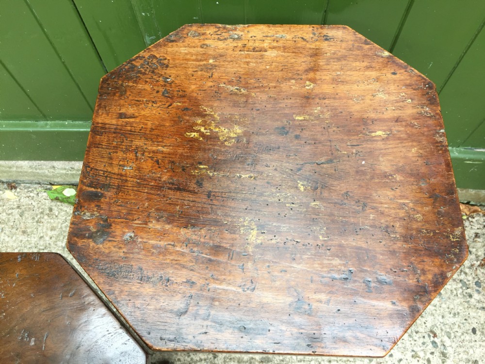 Pair of C19th Italian Tuscan walnut and parcel-gilt tables in the C17th Renaissance style . View XIV