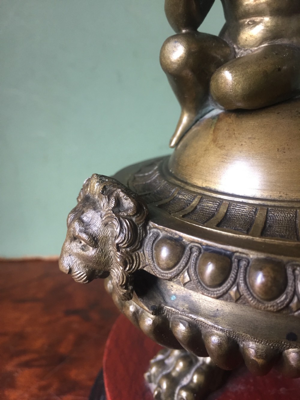 Fine C19th Italian bronze 'Grand Tour' souvenir type inkwell , attributed to Benedetto Boschetti, Rome. View VIII