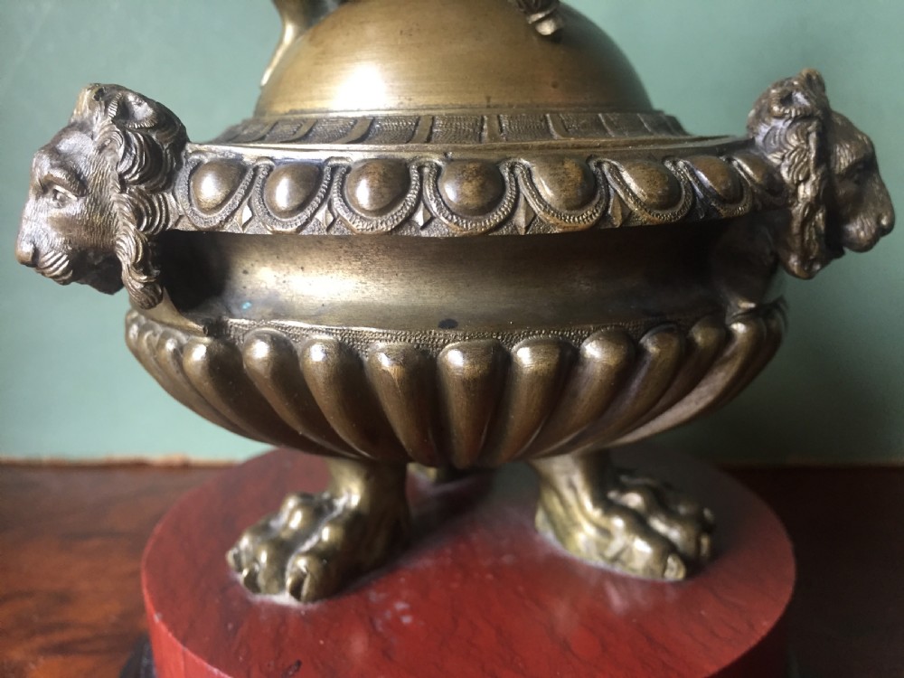 Fine C19th Italian bronze 'Grand Tour' souvenir type inkwell , attributed to Benedetto Boschetti, Rome. View XIII