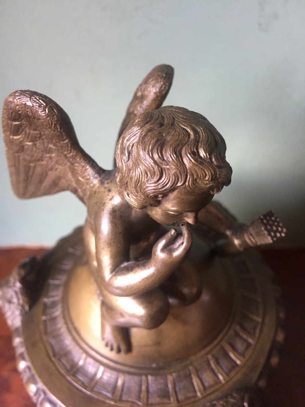 Fine C19th Italian bronze 'Grand Tour' souvenir type inkwell , attributed to Benedetto Boschetti, Rome. View XV
