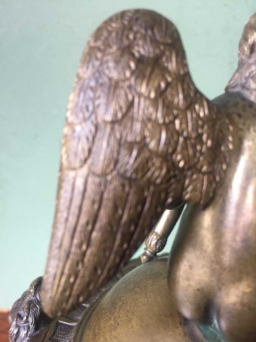 Fine C19th Italian bronze 'Grand Tour' souvenir type inkwell , attributed to Benedetto Boschetti, Rome. View XVIII